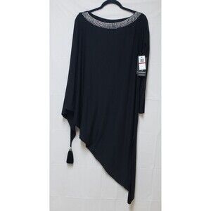 Coldesina Women’s Black Genie Party Cocktail Dress Tassel XS NWT